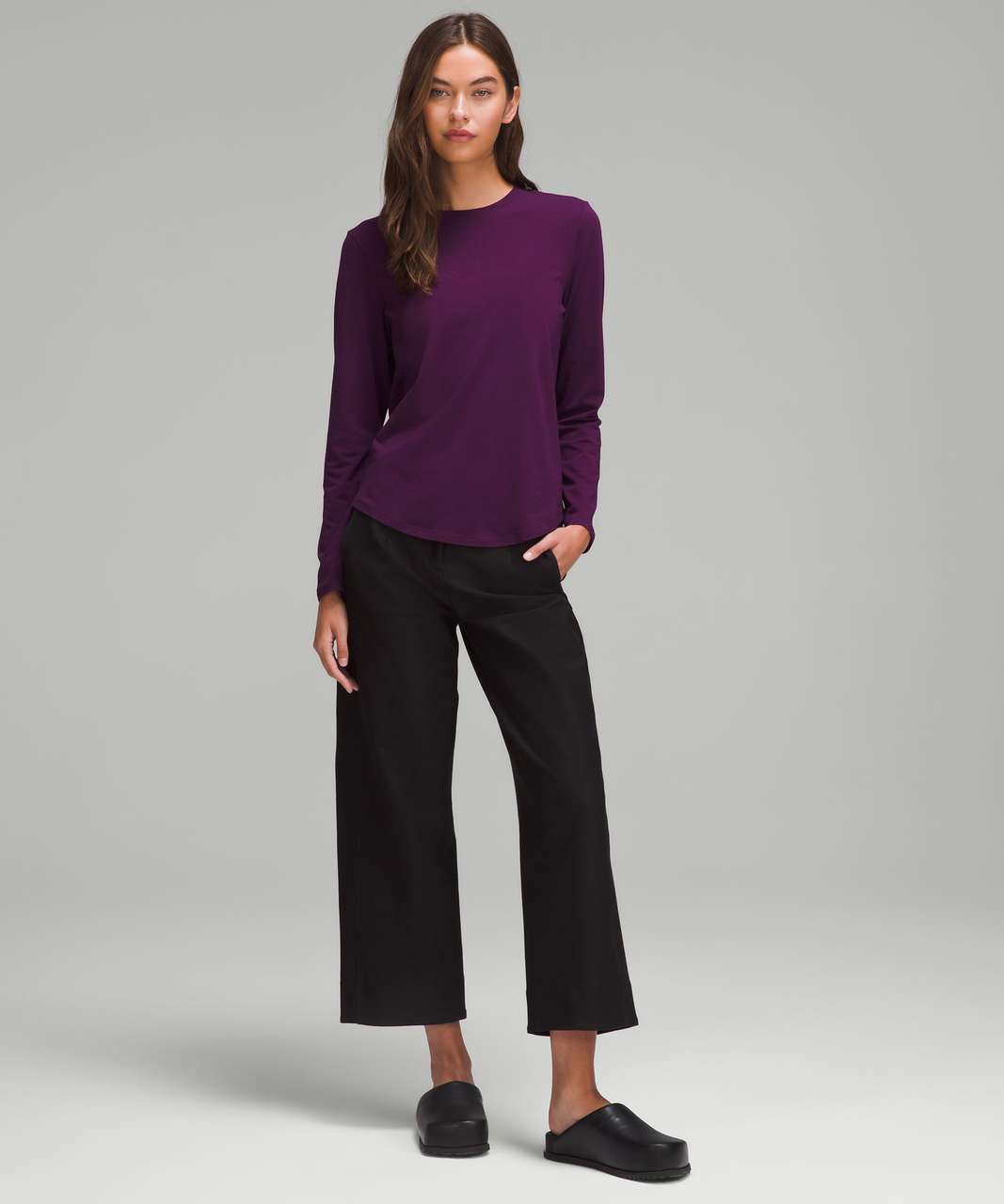 Lululemon Love Long-Sleeve Shirt - Dramatic Magenta