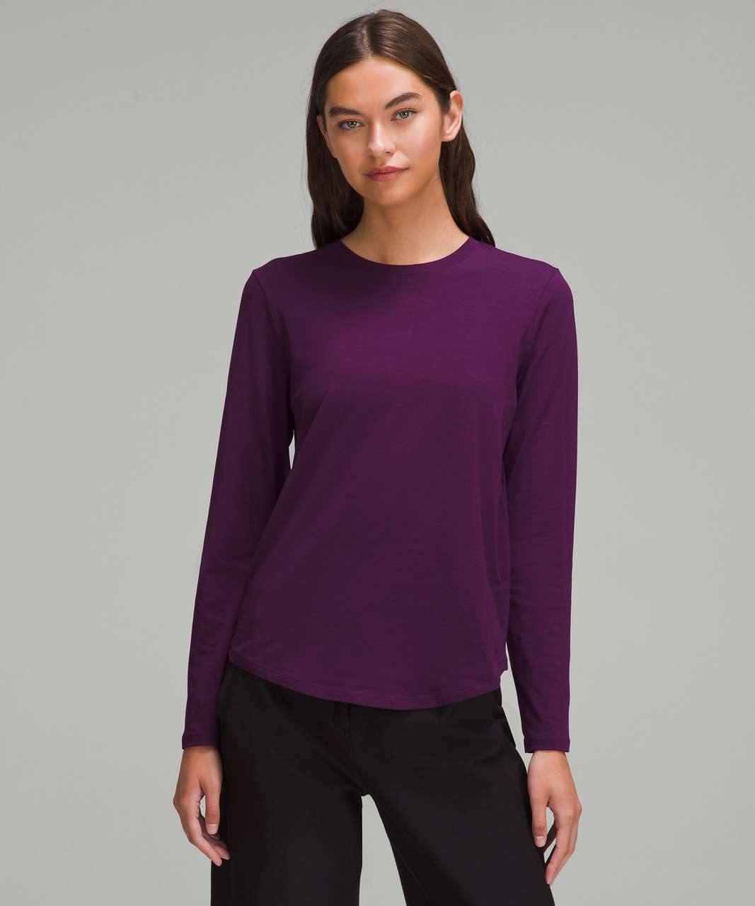 Lululemon UV Protection Running Long Sleeve Shirt - Moonlit Magenta - lulu  fanatics