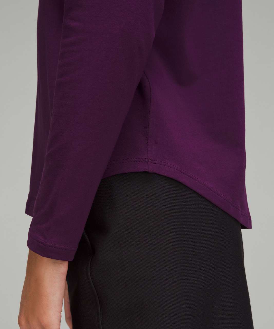 Lululemon Love Long-Sleeve Shirt - Dramatic Magenta