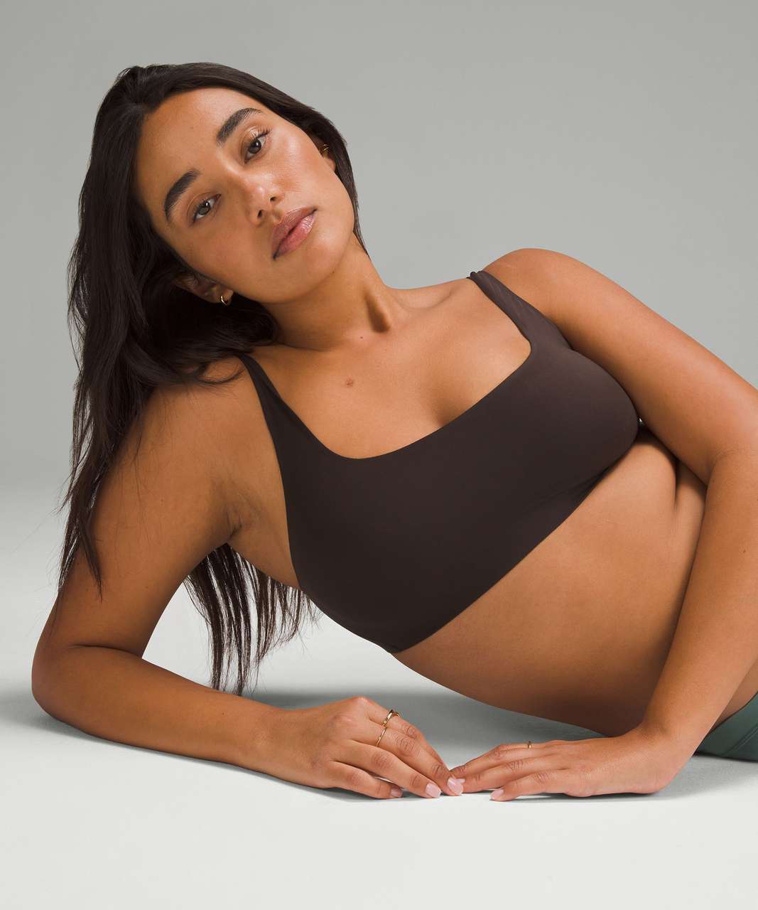 Lululemon Wundermost Ultra-Soft Nulu Scoop-Neck Spaghetti-Strap Bra A–D Cups - French Press