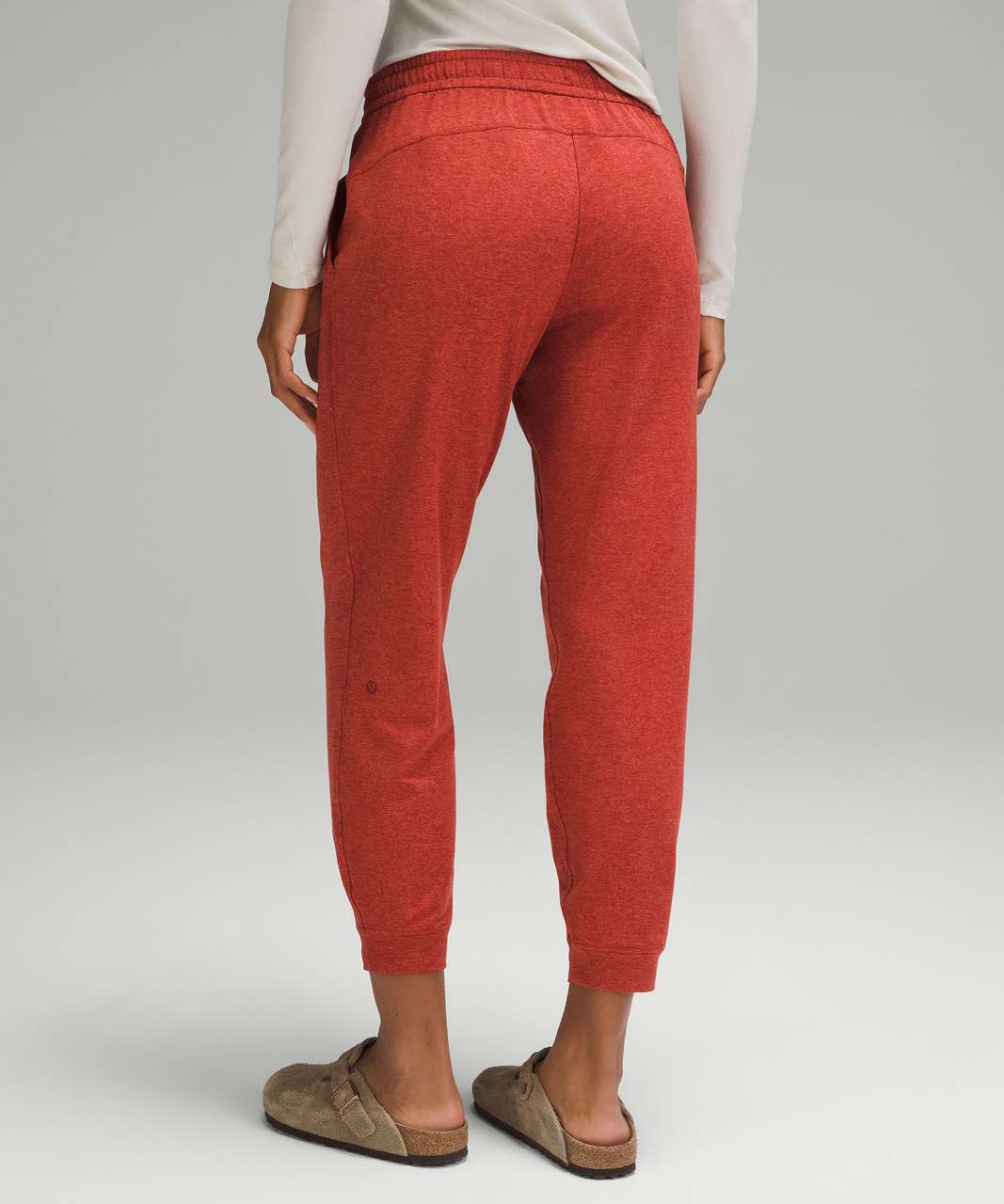 Lululemon Soft Jersey Classic-Fit Mid-Rise Jogger - Heathered Terra Orange