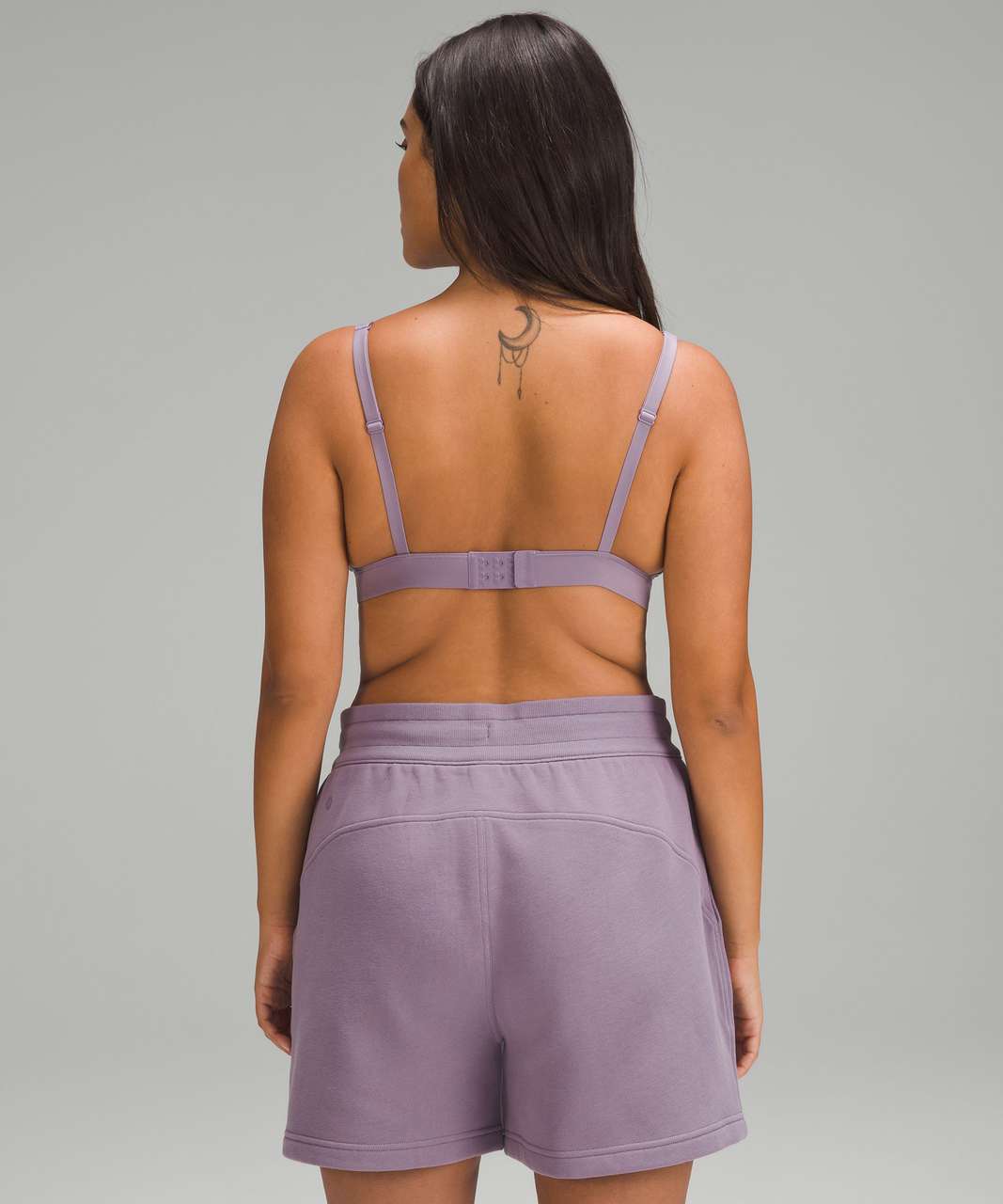 Lululemon Wundermost Ultra-Soft Nulu Triangle Bralette A–D Cups - Purple  Ash - lulu fanatics