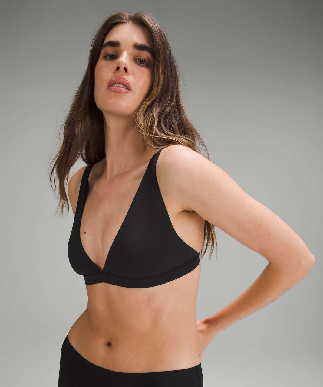 Lululemon Wundermost Ultra-Soft Nulu Triangle Bralette A–D Cups - Black