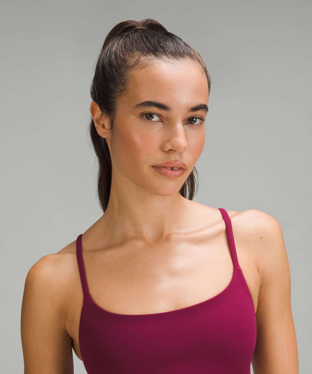Lululemon Wunder Train Strappy Racer Bra *Light Support, A/B Cup - Deep Luxe