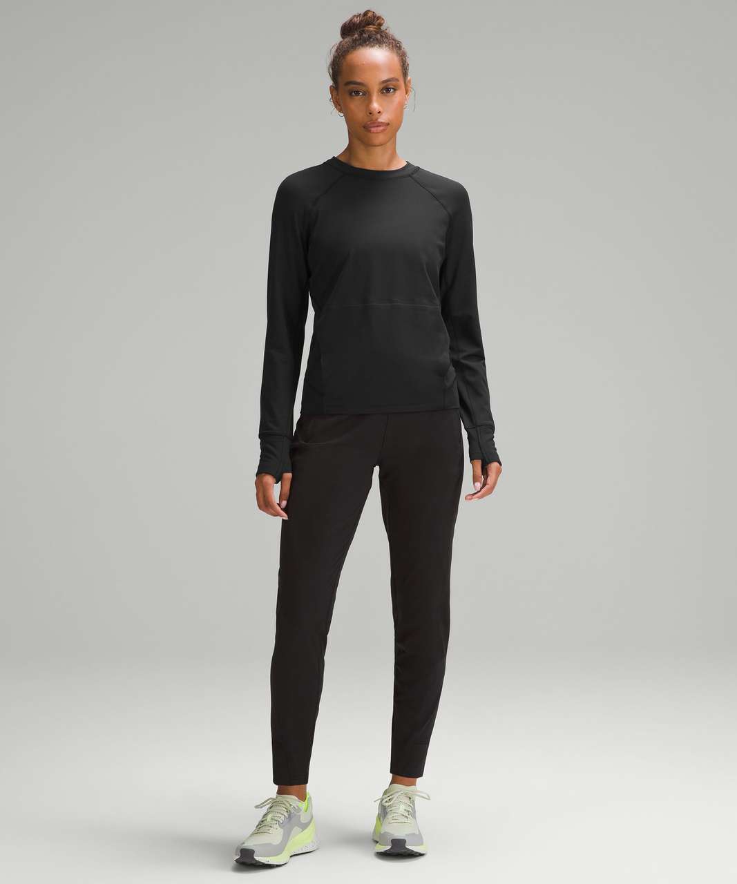 Lululemon Its Rulu Run Classic-Fit Crew *Fleece - Black