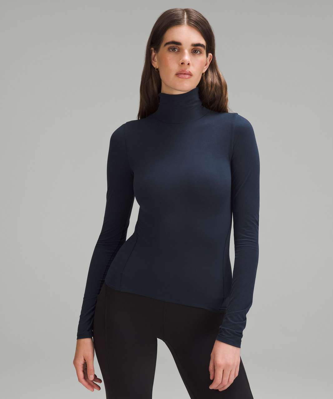 Lululemon Wundermost Ultra-Soft Nulu Crewneck Long-Sleeve Shirt - Sable -  lulu fanatics