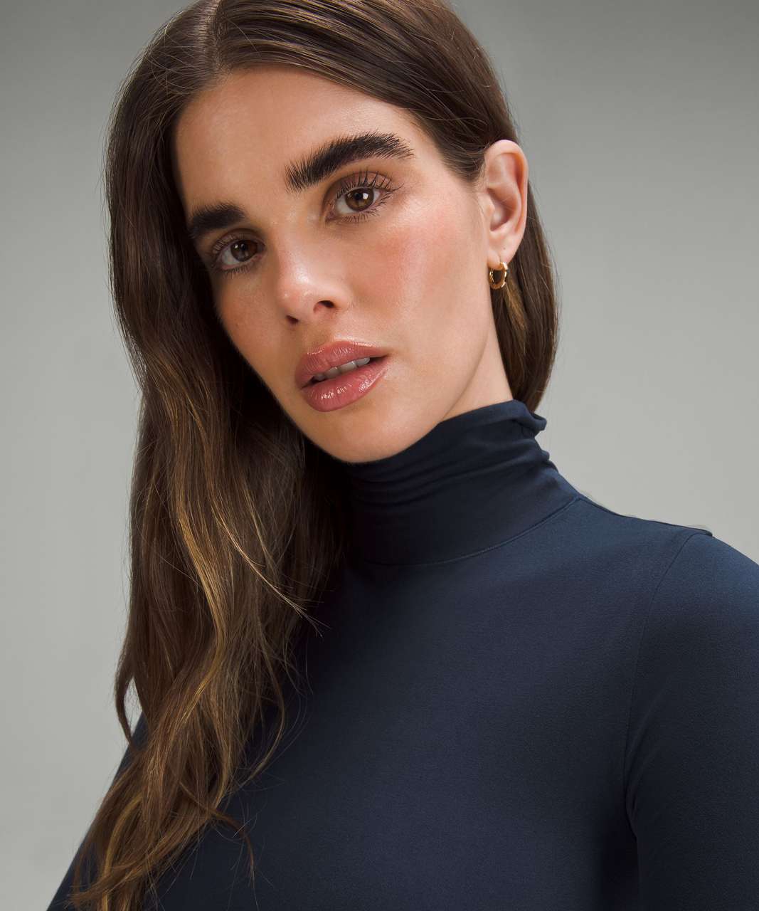 Lululemon Wundermost Ultra-Soft Nulu Long-Sleeve Turtleneck - True Navy