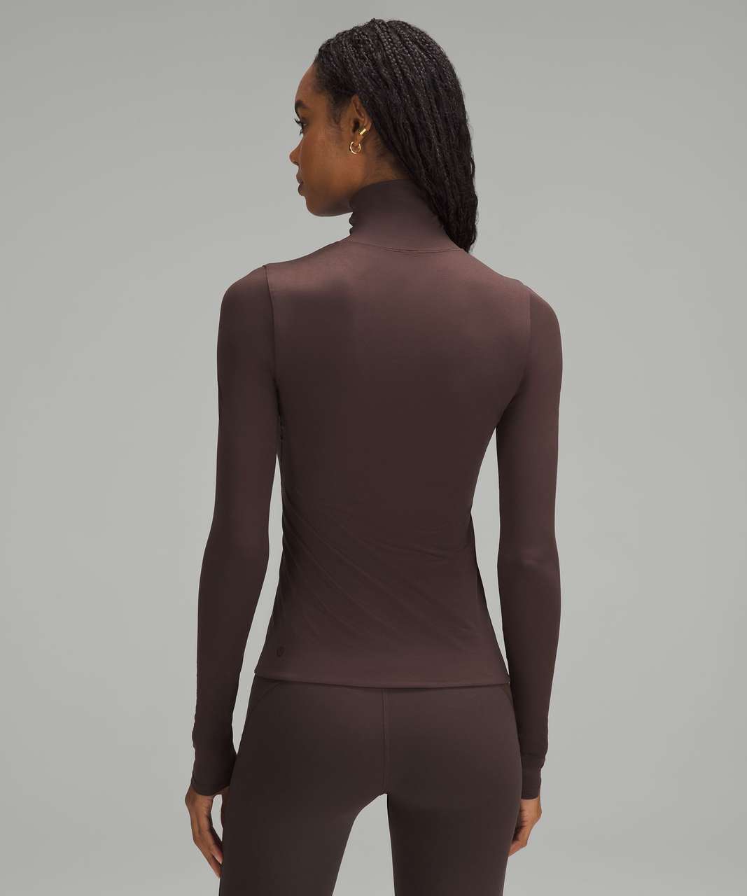 Lululemon Wundermost Ultra-Soft Nulu Long-Sleeve Turtleneck - Espresso