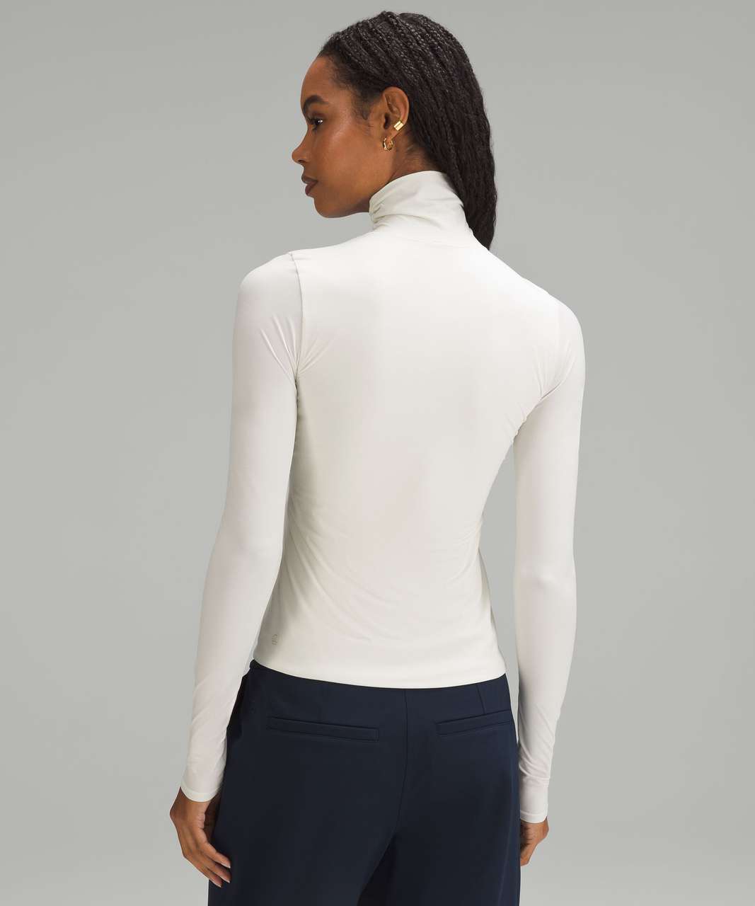 Lululemon Wundermost Ultra-Soft Nulu Long-Sleeve Turtleneck - Bone