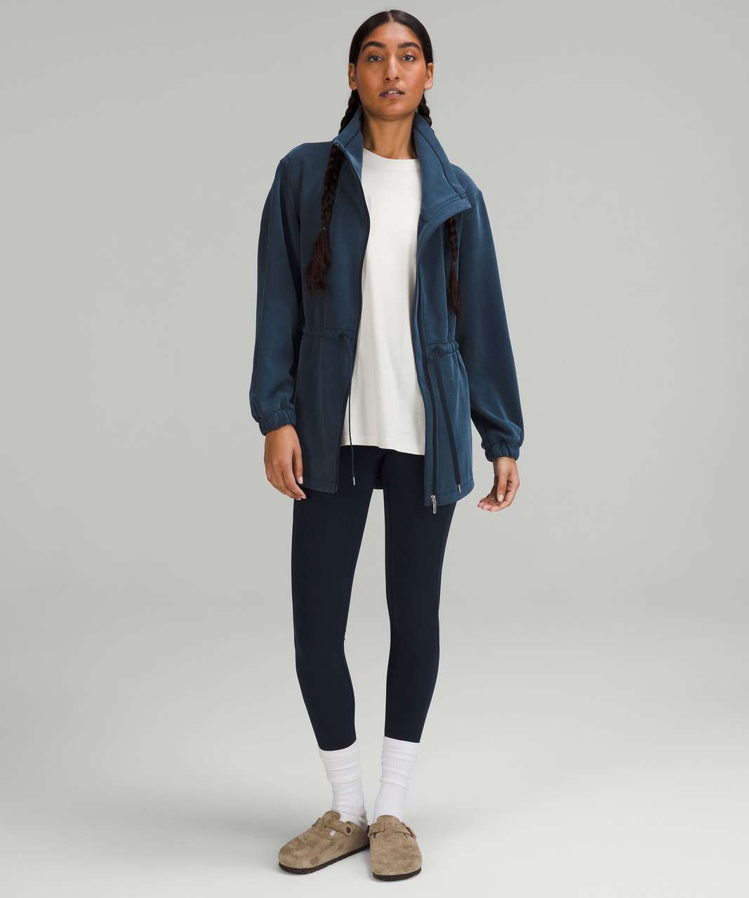 Lululemon Softstreme Cinch-Waist Jacket - True Navy