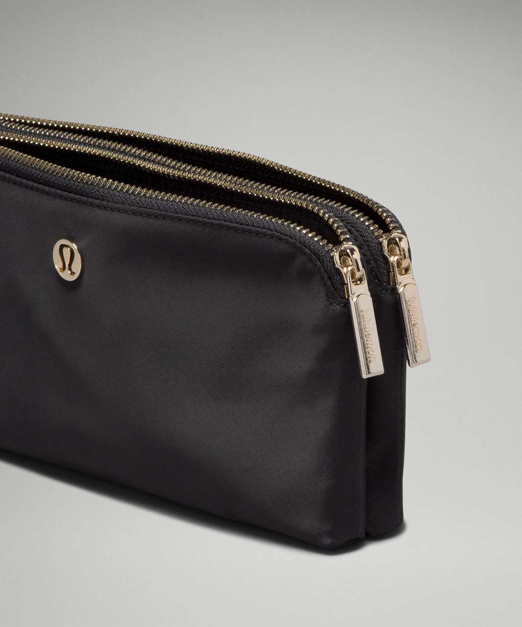 Lululemon Curved Wristlet - Black / Gold (Second Release)