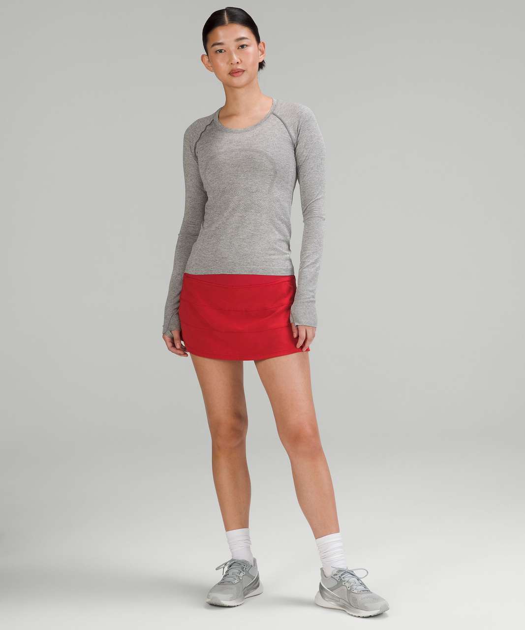 Lululemon Pace Rival Mid-Rise Skirt - Persian Red