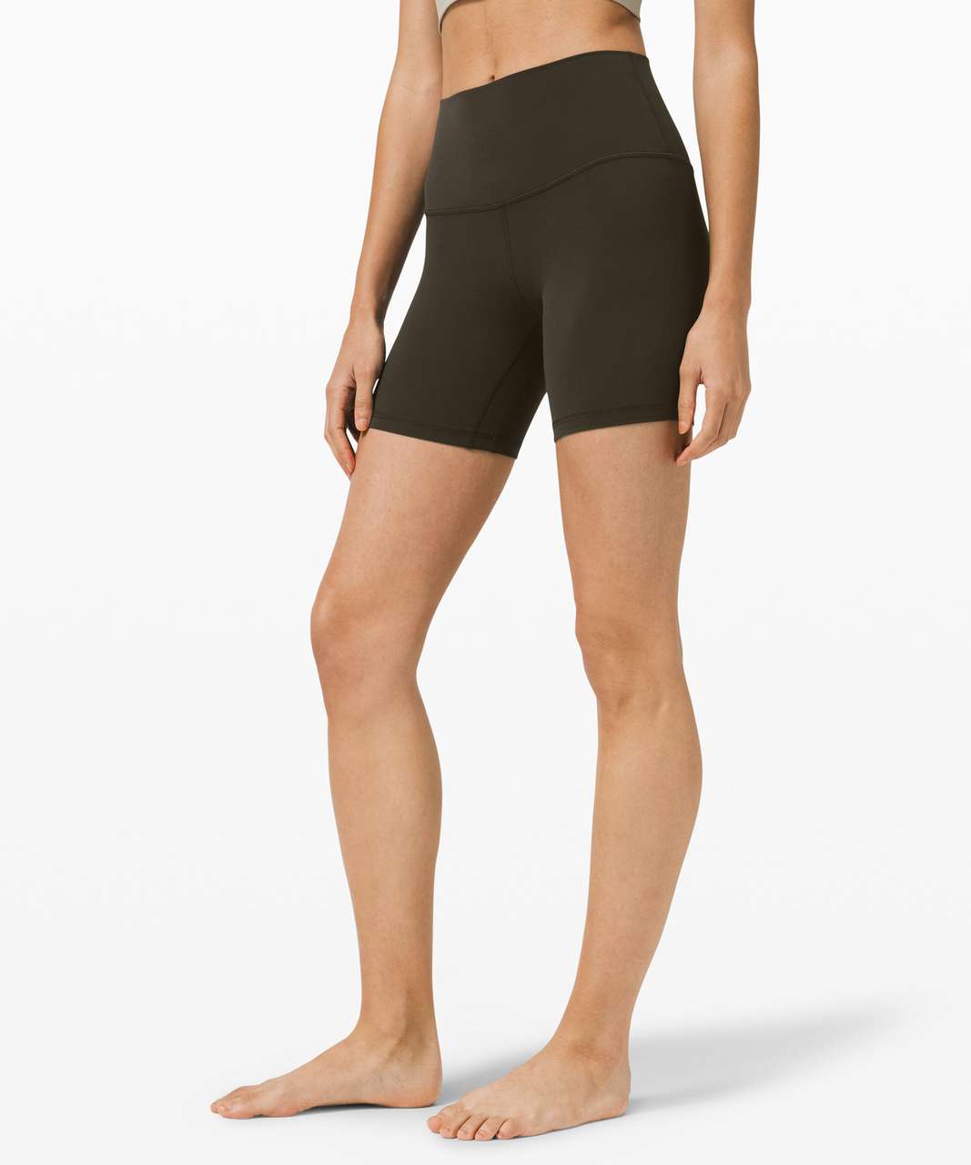 Lululemon Align High-Rise Short 6" - Dark Olive