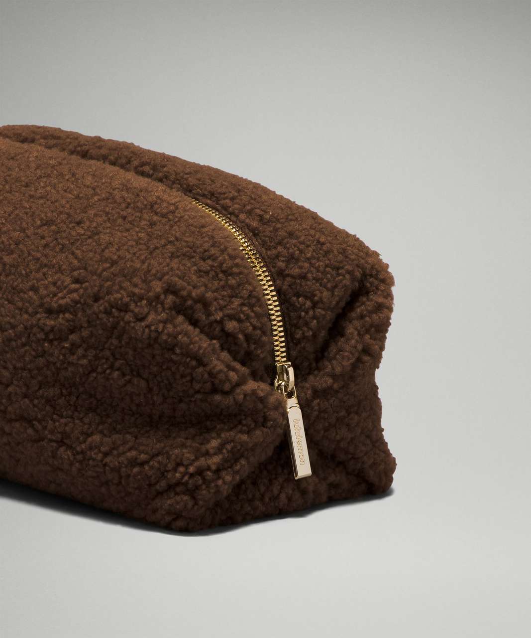 Lululemon Feeling Ready Pouch *Fleece - Brown Earth / Gold