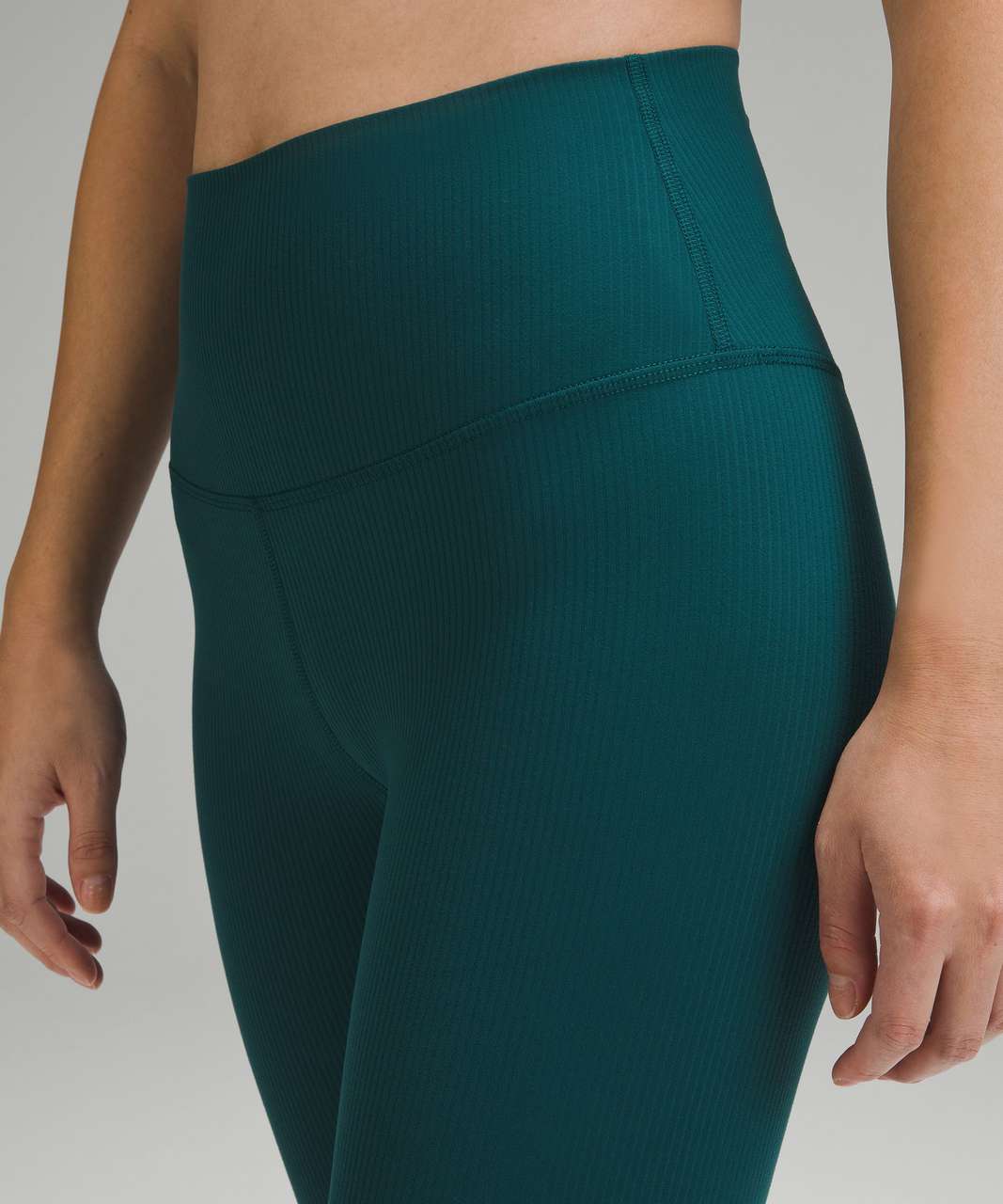 Lululemon Align Ribbed High-Rise Crop 23" - Storm Teal