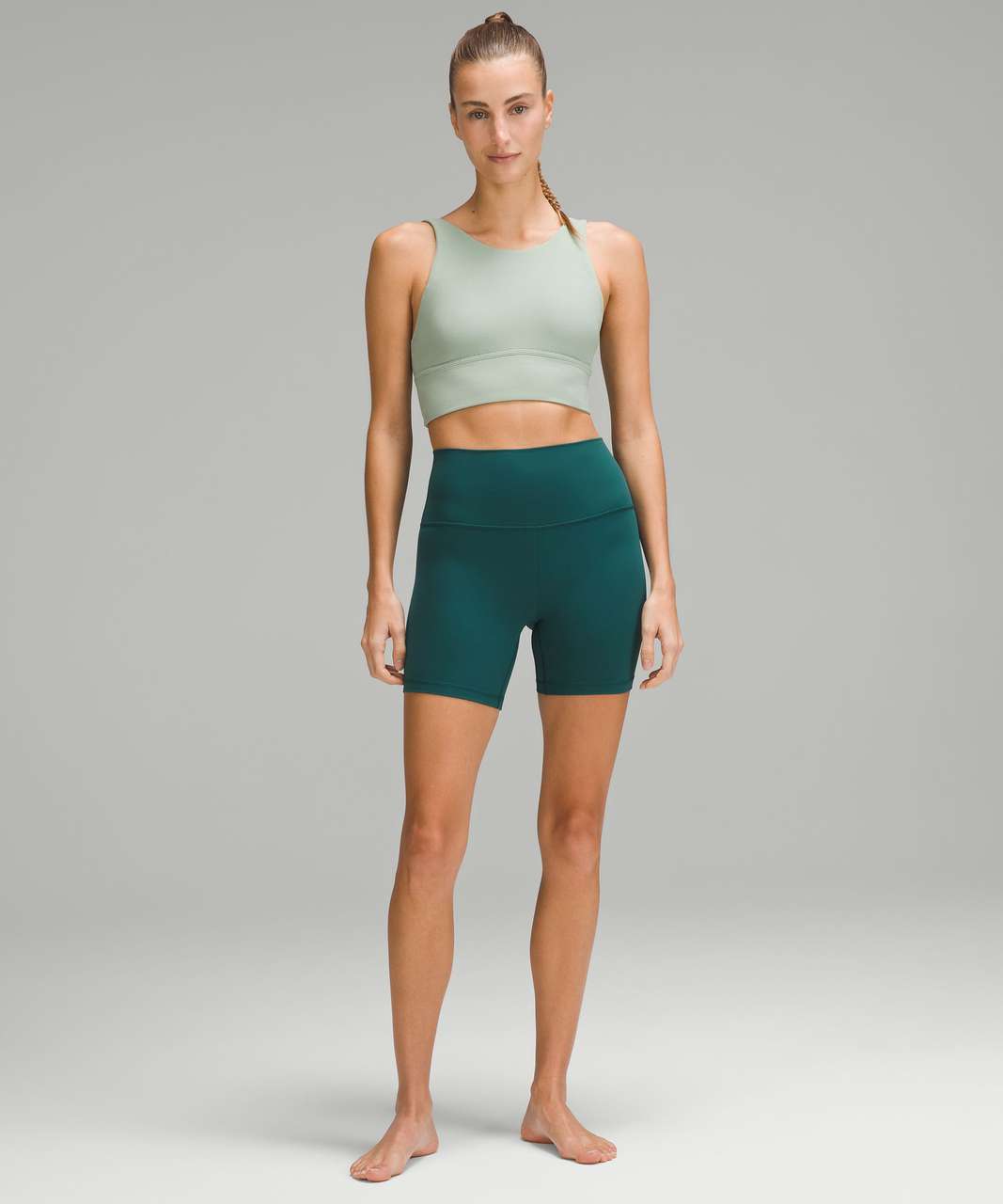 Lululemon Align High-Rise Short 6 - Storm Teal - lulu fanatics