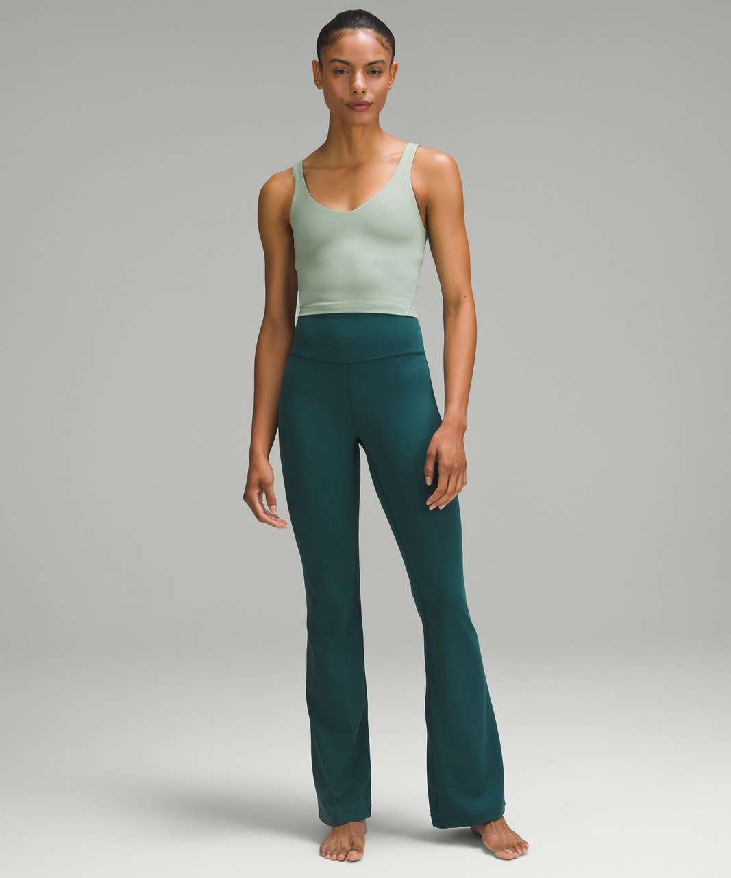 Lululemon Groove Super-High-Rise Flared Pant Nulu *Regular - Storm Teal -  lulu fanatics