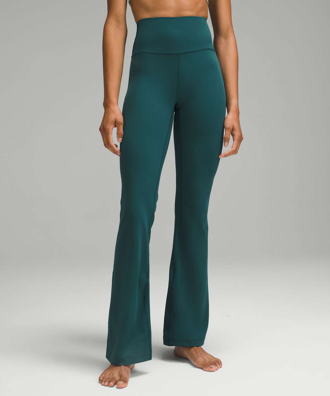 lululemon athletica, Pants & Jumpsuits, Lululemon Groove Nulu Flare Pant  Shr Brzg Bronze Green Nwt