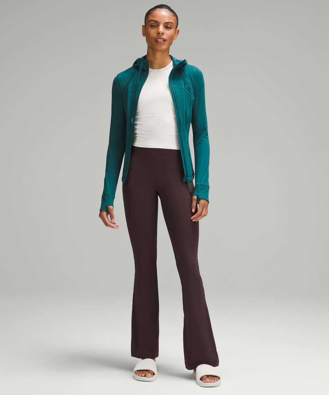 Track Define Cropped Jacket *Nulu - Storm Teal - 0 at Lululemon