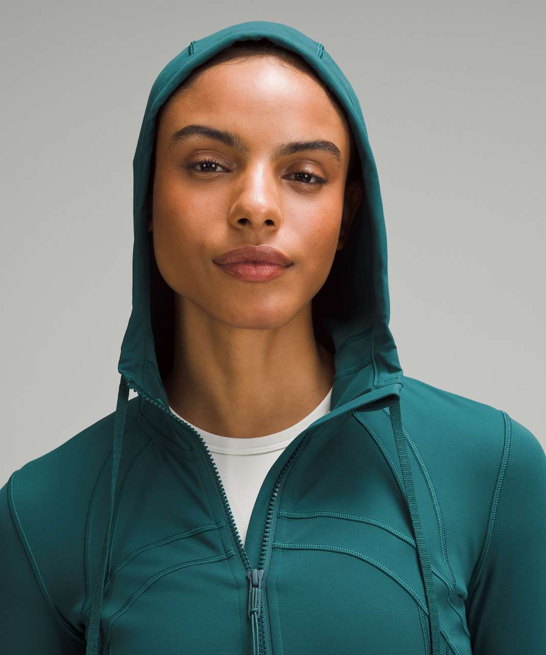 lululemon athletica Hooded Define Jacket Nulu - Color Green - Size 0