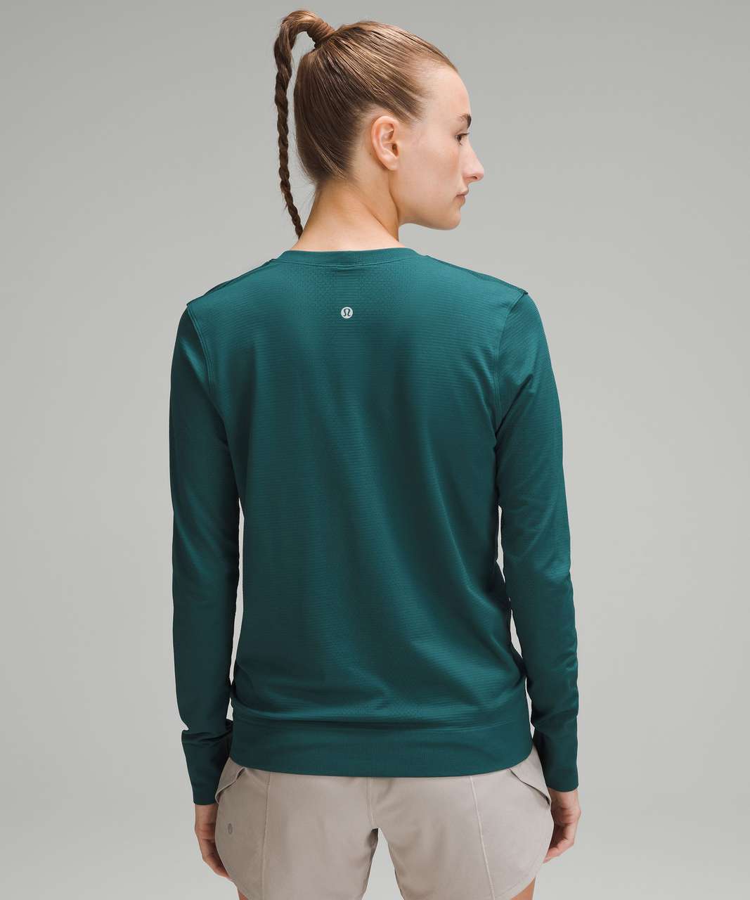 Lululemon Swiftly Relaxed Long-Sleeve Shirt - Storm Teal / Storm Teal