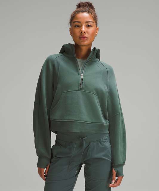 Got my hands on a grey sage scuba 1/2 zip (xs/s). When I checked the Canada  website last week there was randomly 1 in stock in this size 🥳🥳 : r/ lululemon