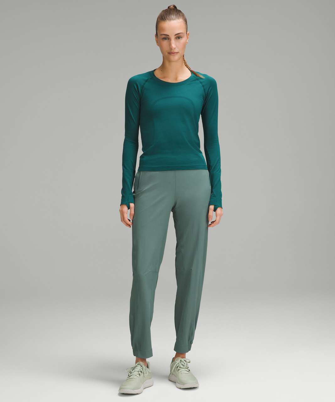 Lululemon Swiftly Tech Long-Sleeve Shirt 2.0 *Race Length - Storm Teal / Storm Teal