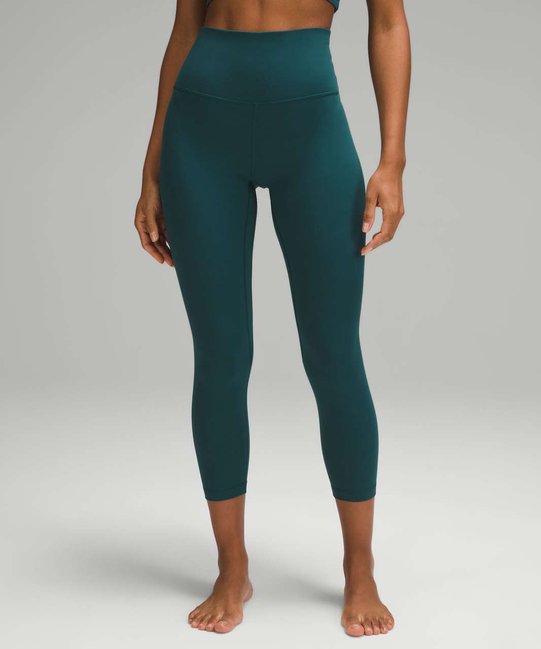 Lululemon Align Ribbed Waist Cropped Jogger - Tidewater Teal - lulu fanatics