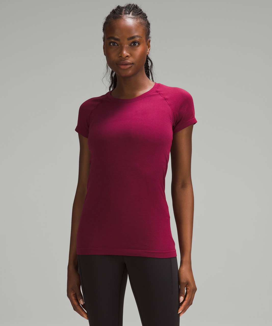 Lululemon Swiftly Tech Short-Sleeve Shirt 2.0 - Deep Luxe / Deep Luxe - lulu  fanatics