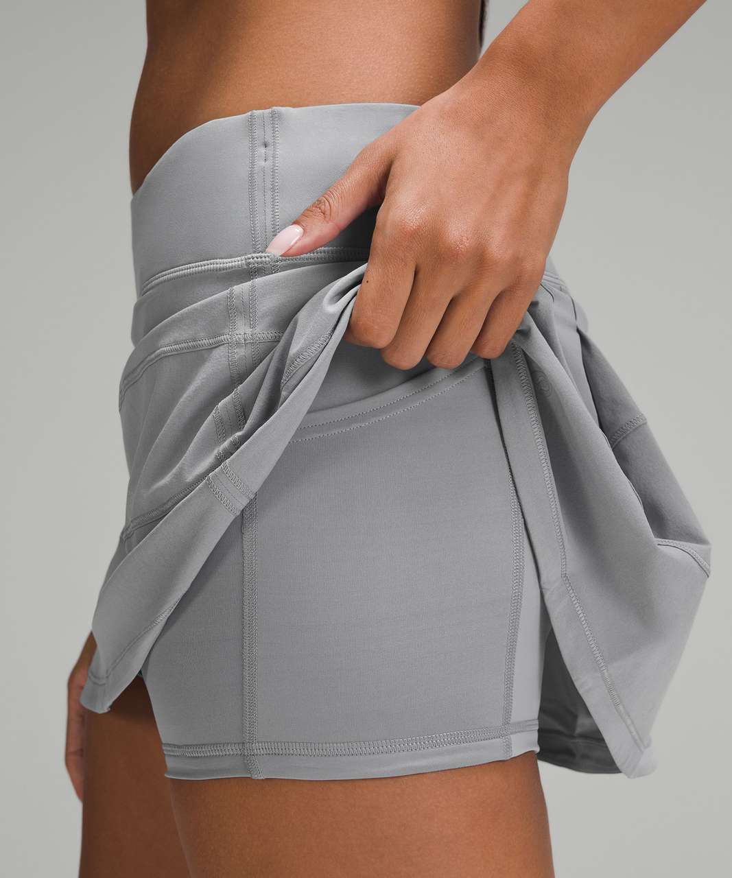 Lululemon Pace Rival Mid-Rise Skirt - Rhino Grey