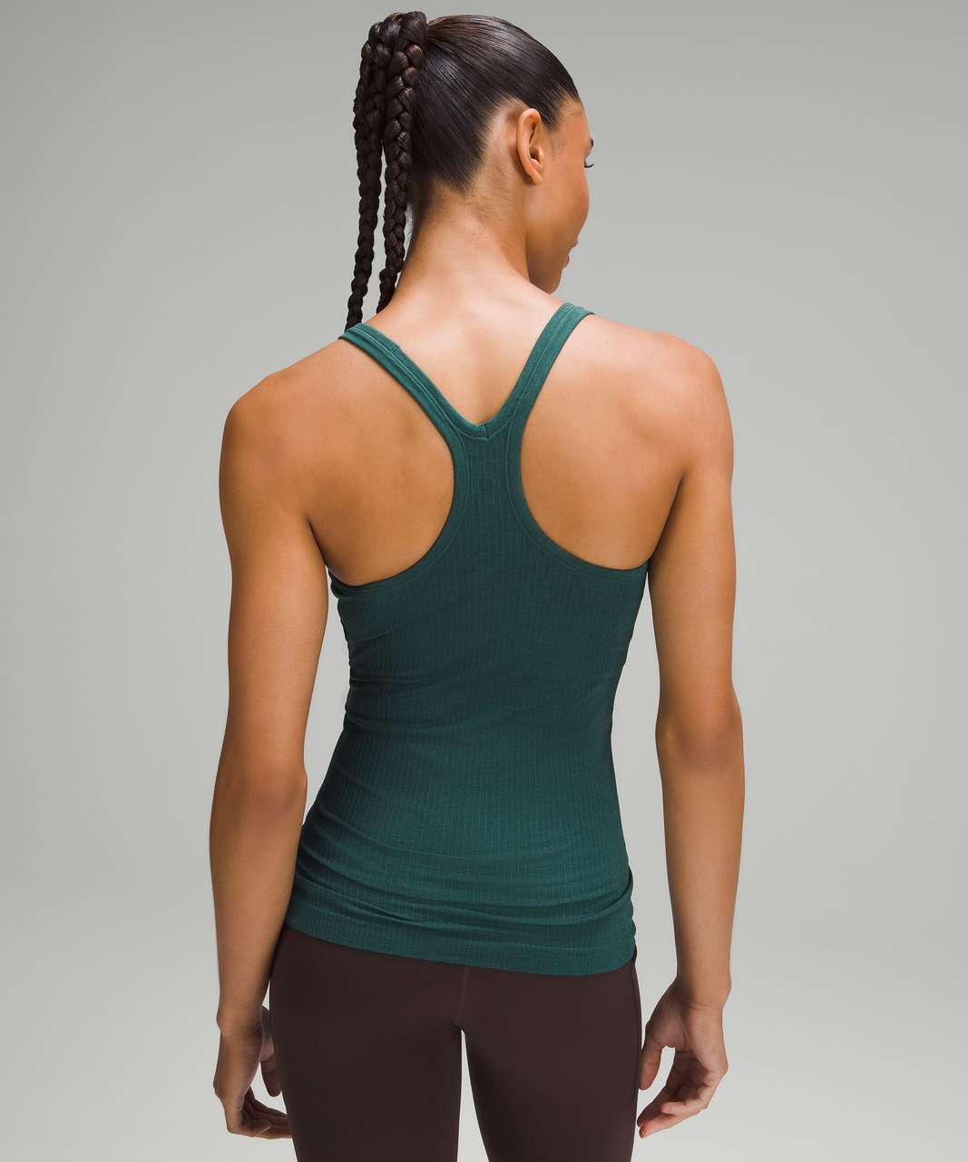 Lululemon Ebb to Street Tank Top Everglade Green