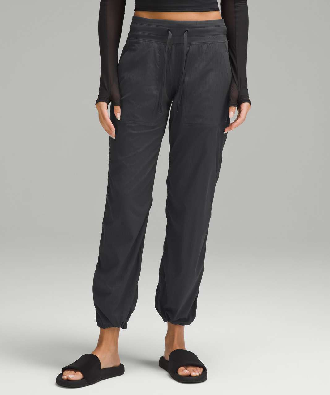 Lululemon Dance Studio Mid-Rise Pant *Short - Graphite Grey - lulu fanatics