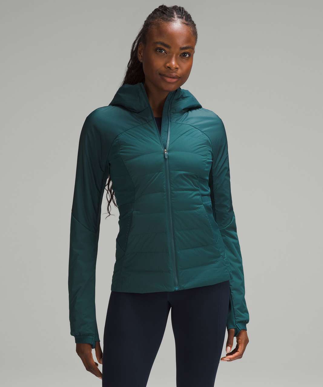 Lululemon Jacket Down For It All Size 2 Storm Teal