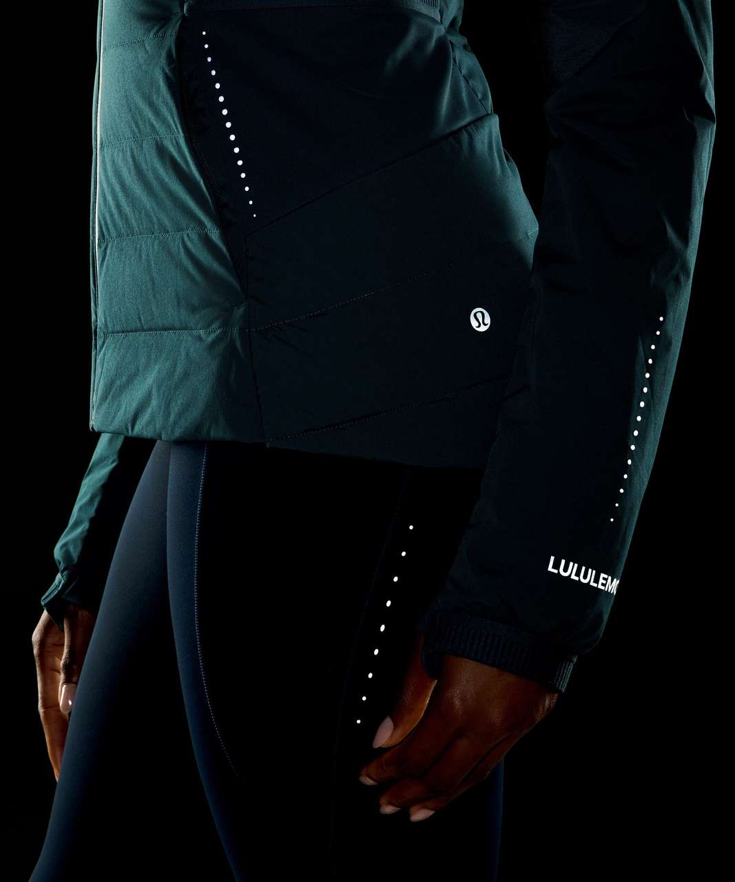 Lululemon Down for It All Jacket - Storm Teal - lulu fanatics