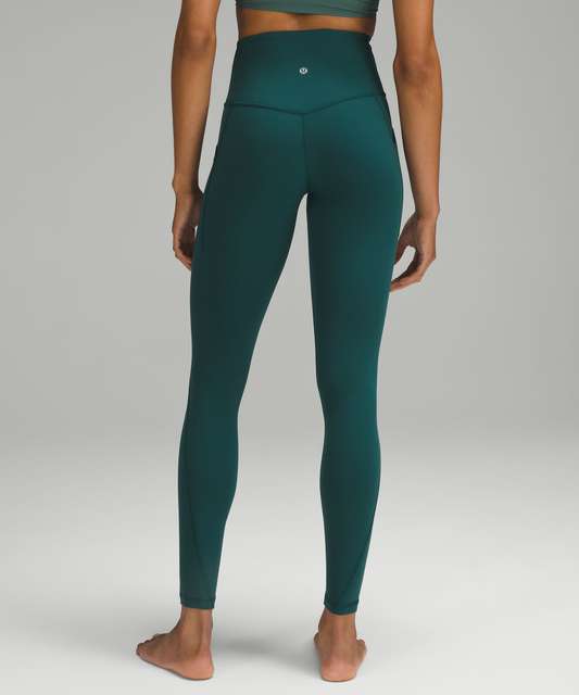 Confused about material? See comment section. Align pant 28” in everglades  green (4) : r/lululemon