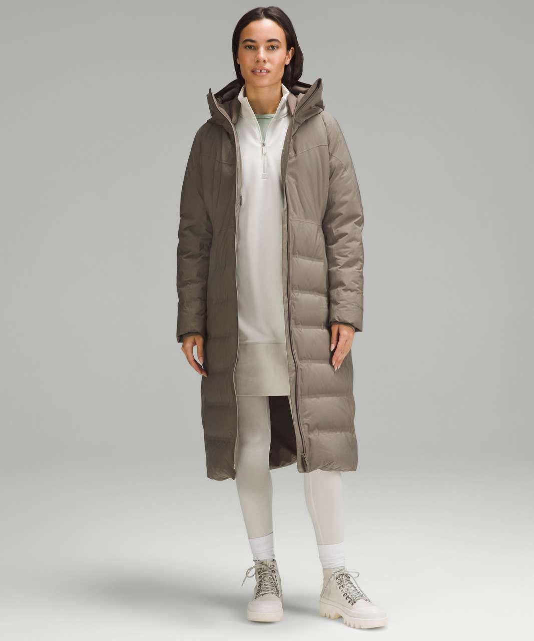 Lululemon StretchSeal Sleet Street Long Jacket - Nomad