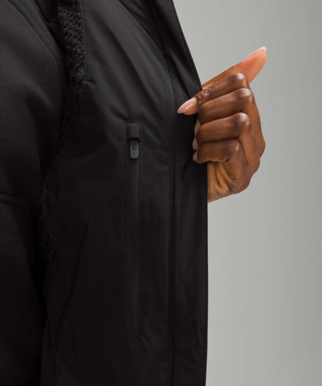 Lululemon StretchSeal Sleet Street Long Jacket - Black