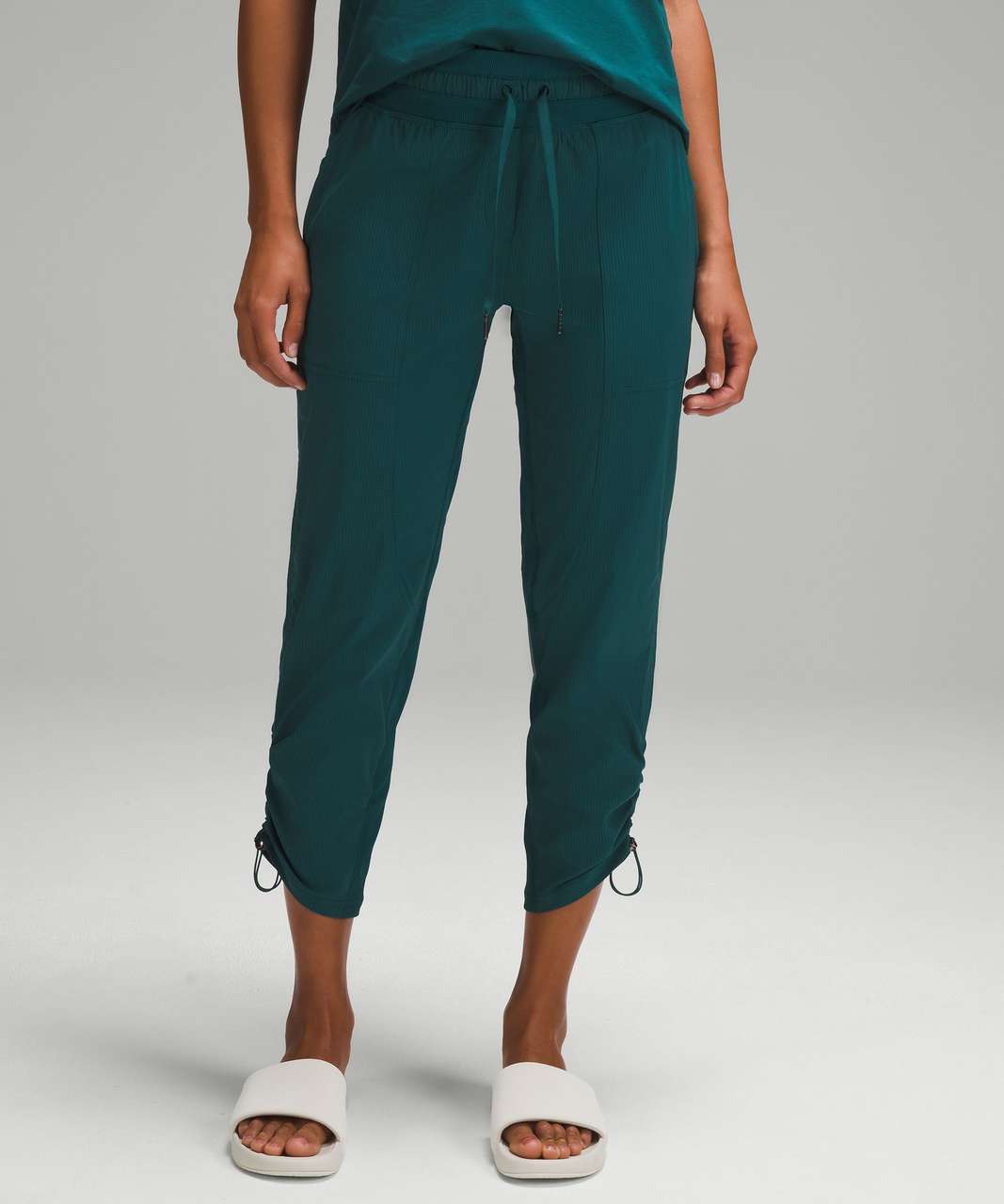 Lululemon Dance Studio Mid-Rise Cropped Pant - Storm Teal - lulu