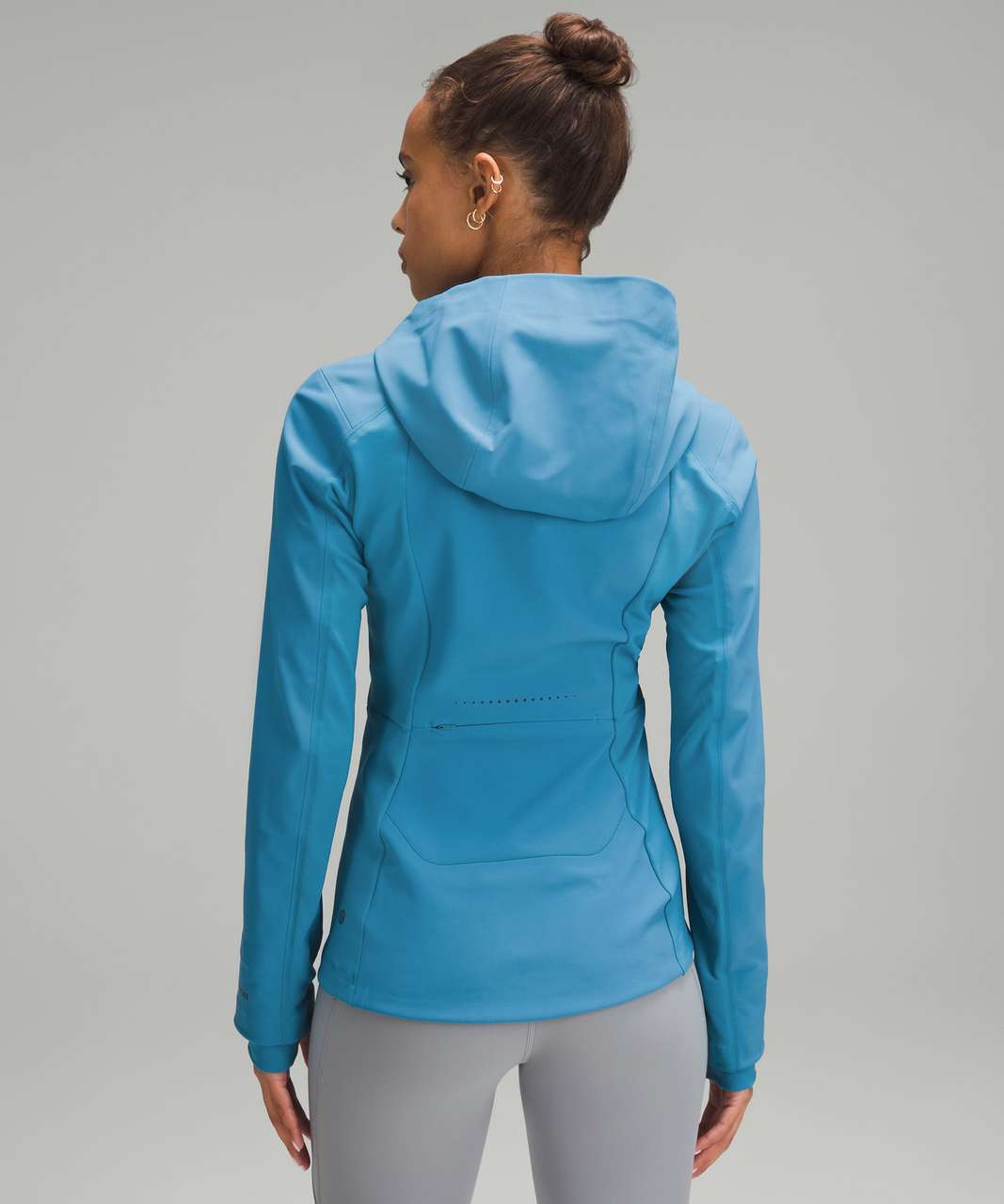 New Lululemon Cross Chill Jacket RepelShell Size 8 Sheer Blue- LW4BOHS SHRB