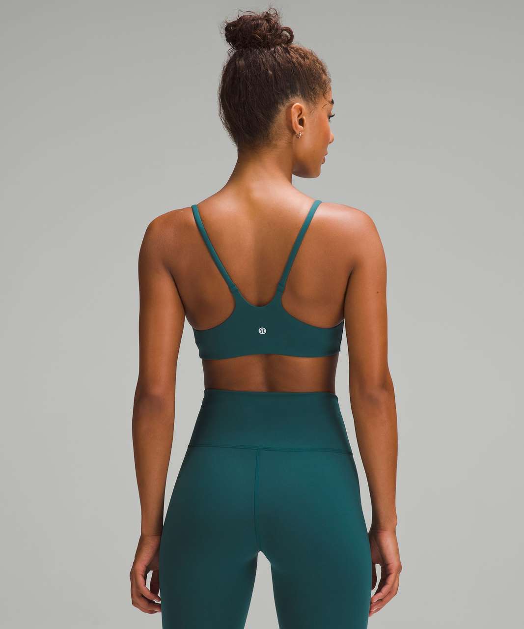 Lululemon Wunder Train Strappy Racer Bra *Light Support, A/B Cup - Storm Teal