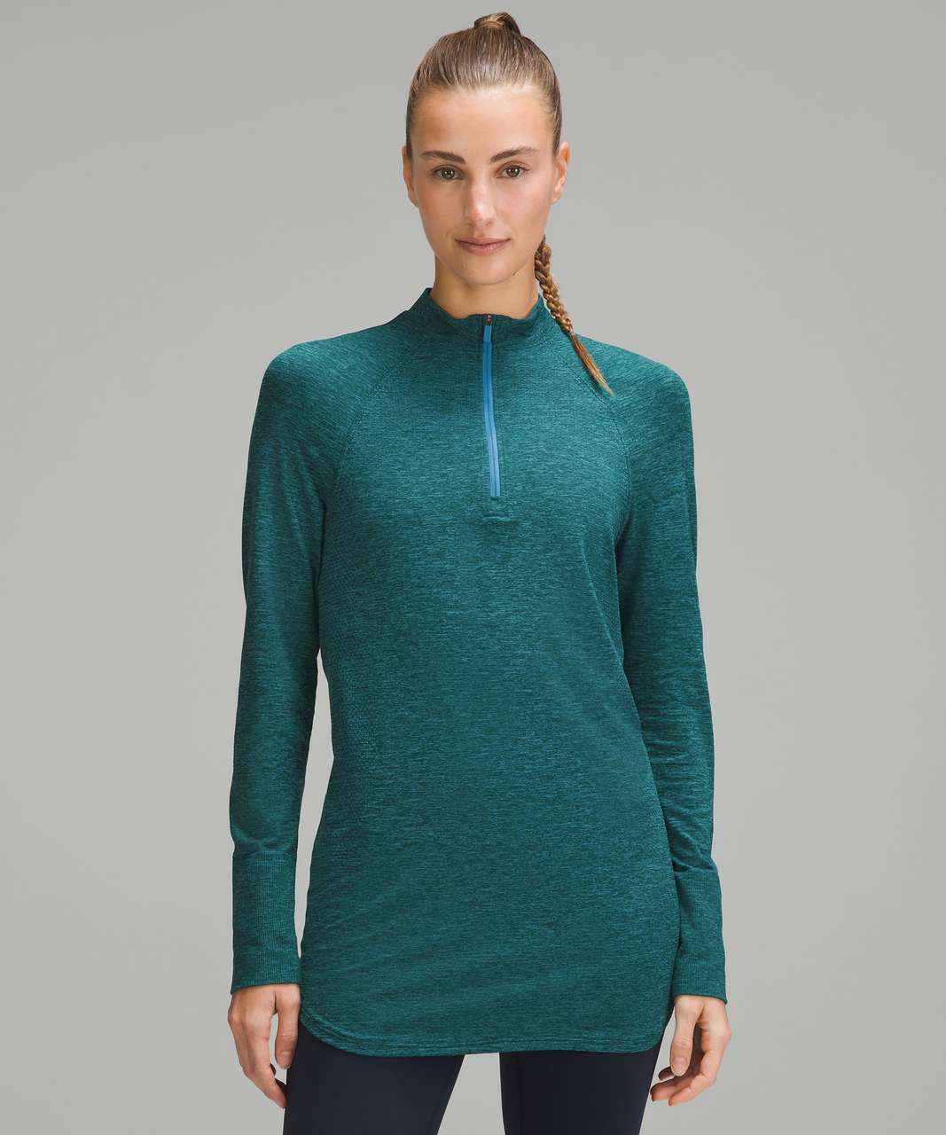 Lululemon Perfectly Oversized Crew *Fleece - Storm Teal - lulu fanatics