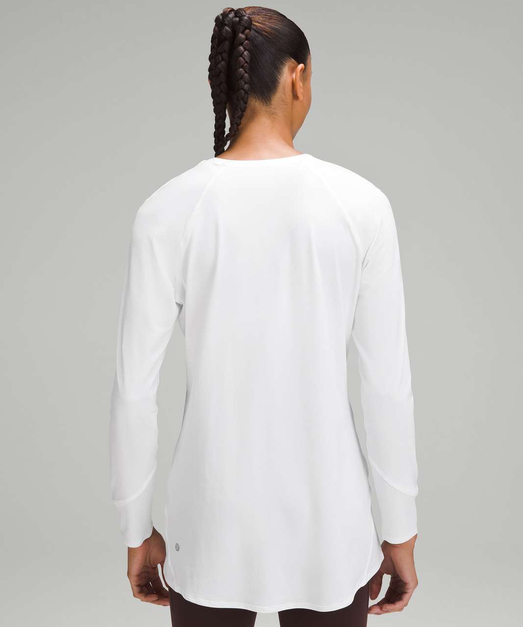 Lululemon Abrasion-Resistant High-Coverage Long-Sleeve Shirt - White