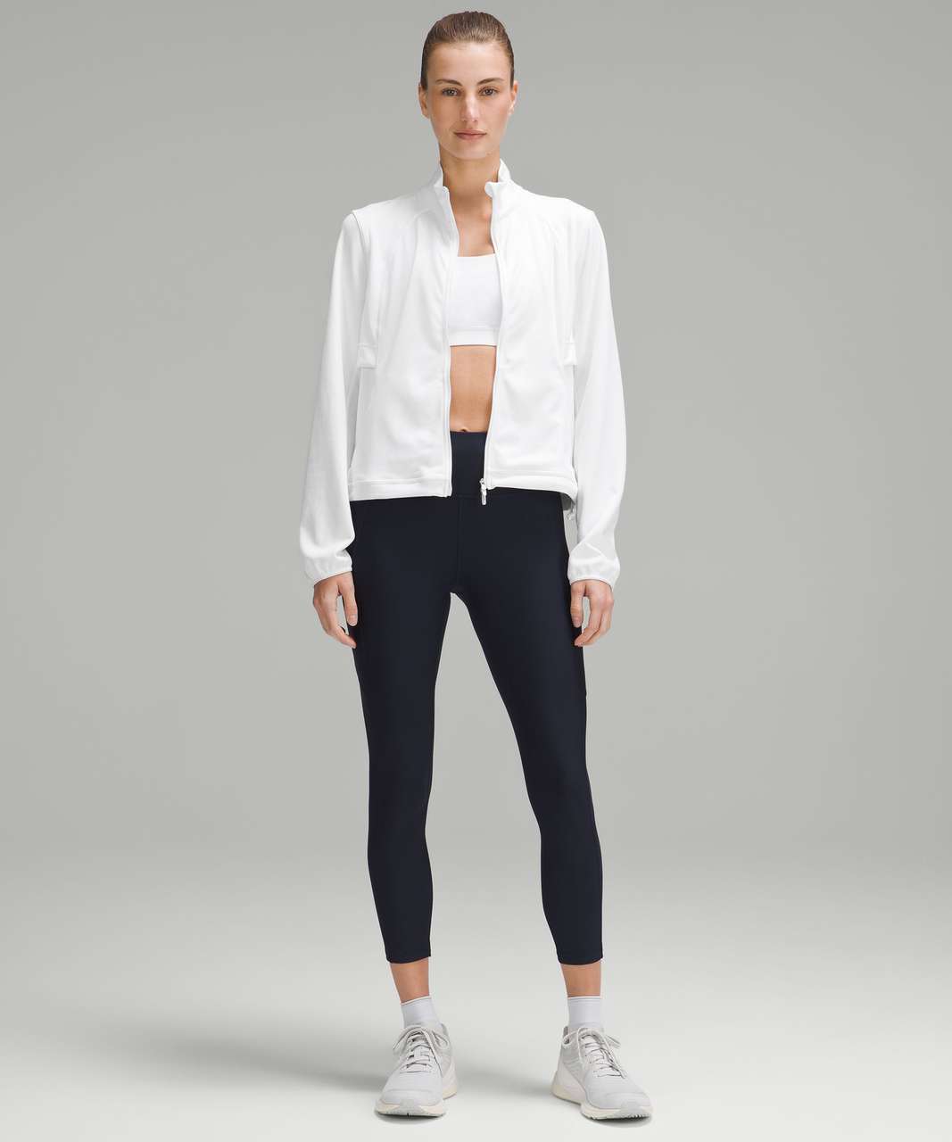 Lululemon Lightweight Run Jacket - White - lulu fanatics