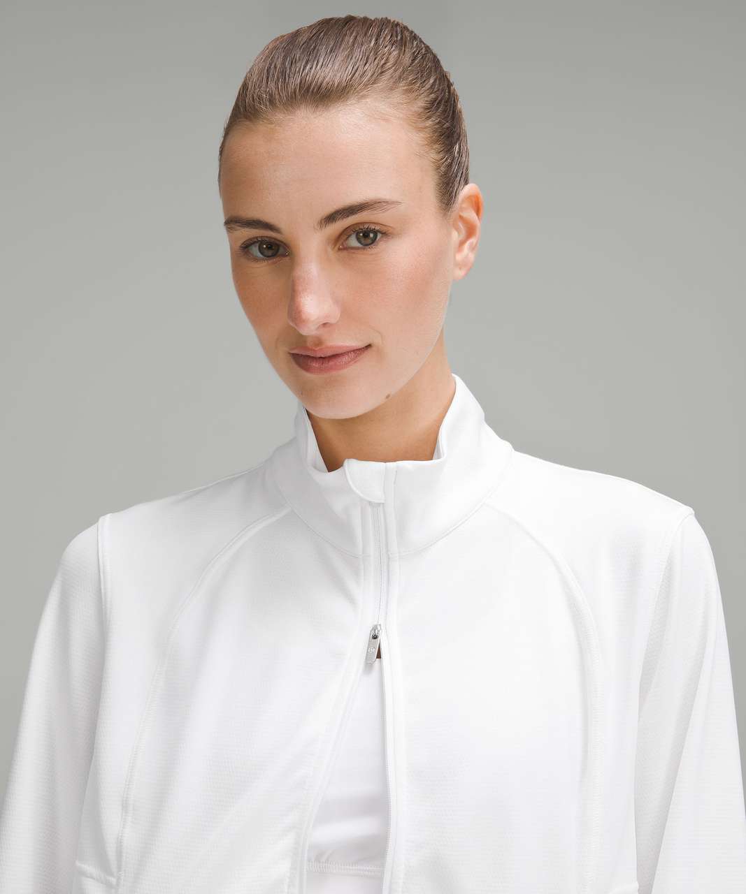 Lululemon Ventilating UV Protection Running Jacket - White - lulu fanatics