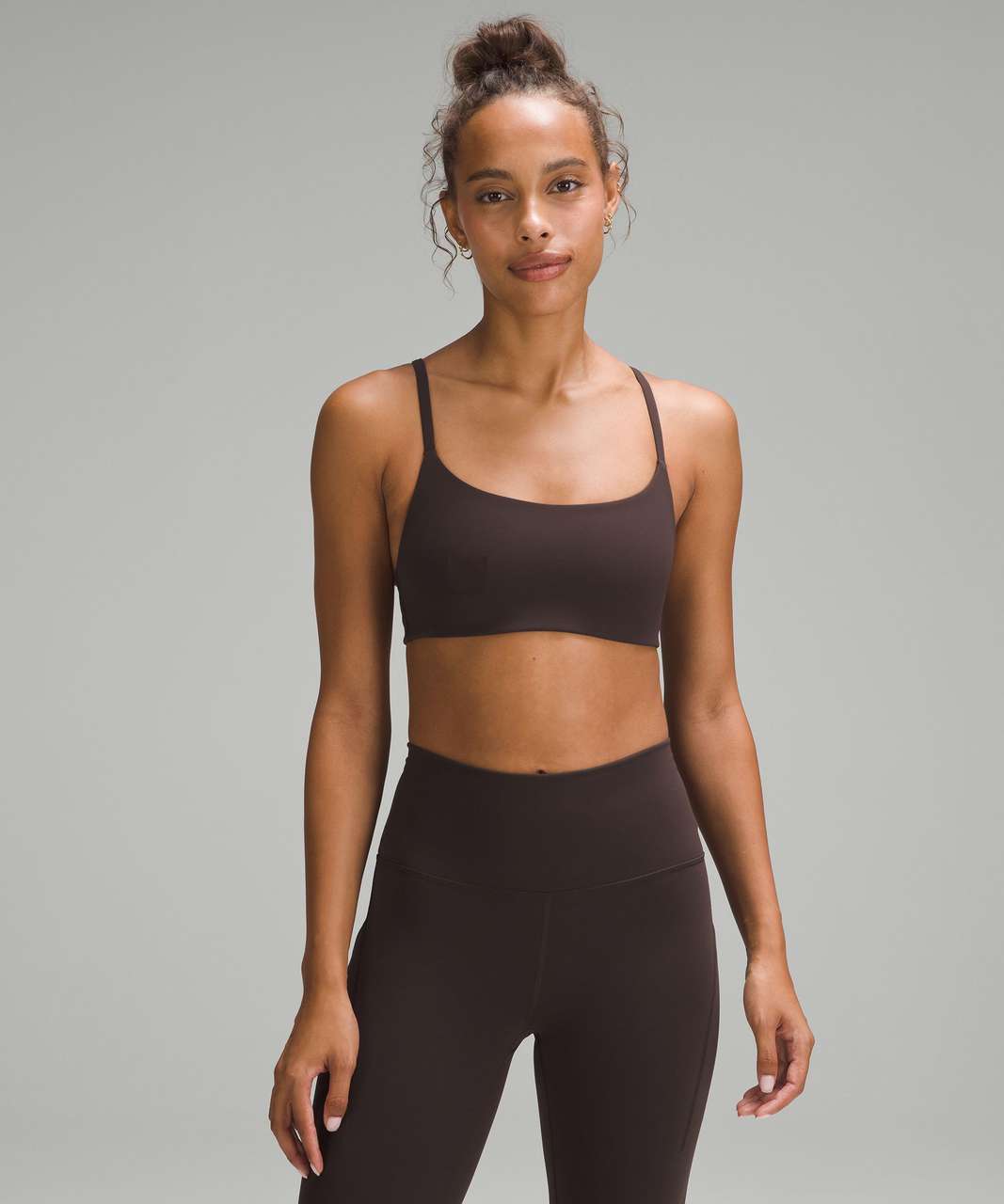 Lululemon Wunder Train Strappy Racer Bra *Light Support, A/B Cup - Espresso  - lulu fanatics