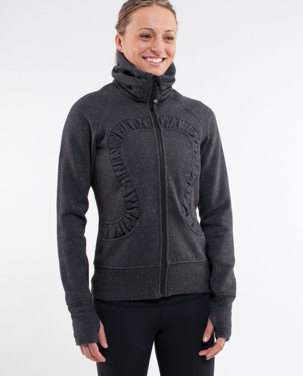 Lululemon Cuddle Up Jacket - Heathered Black /  Black