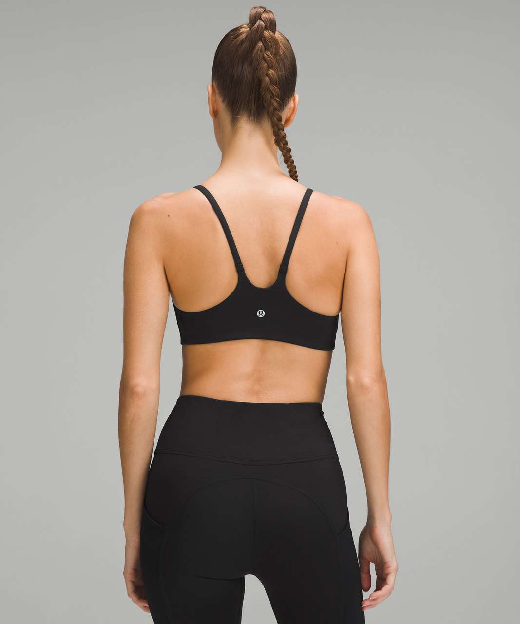 Lululemon Logo Train Strappy Bra *Light Support, B/C Cup - True Navy /  Utility Blue - lulu fanatics