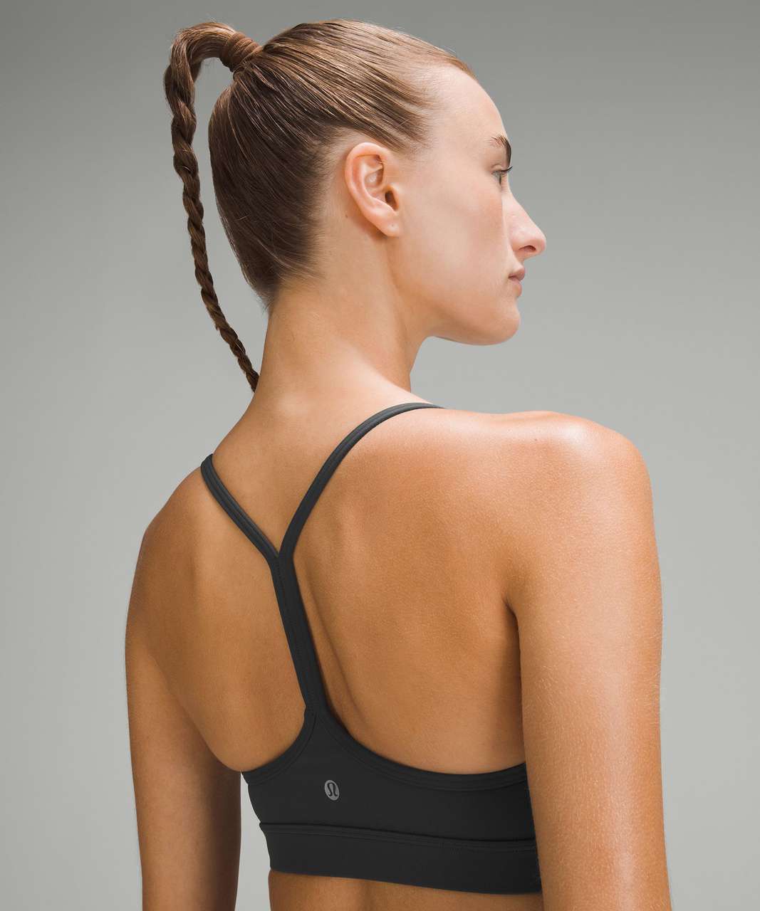 Lululemon Flow Y Nulu Bra *Light Support, A-C Cups - Graphite Grey - lulu  fanatics