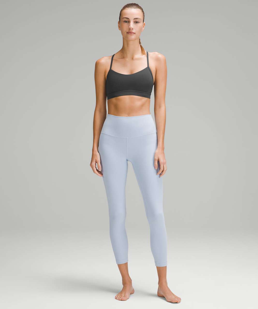 Lululemon Flow Y Nulu Bra *Light Support, A-C Cups - Graphite Grey