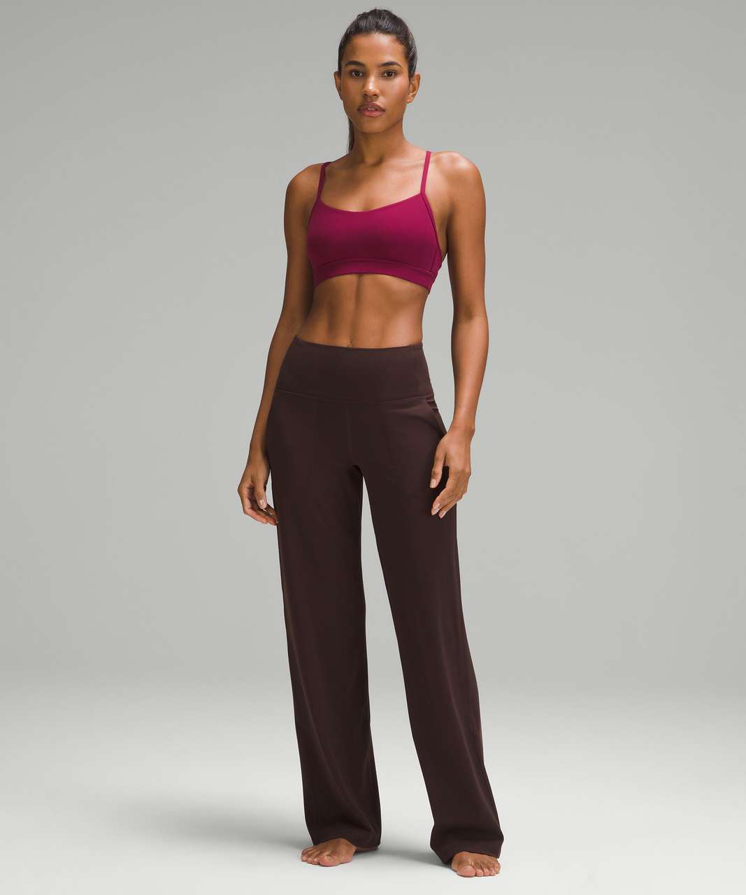 Lululemon Flow Y Nulu Bra *Light Support, A-C Cups - Deep Luxe